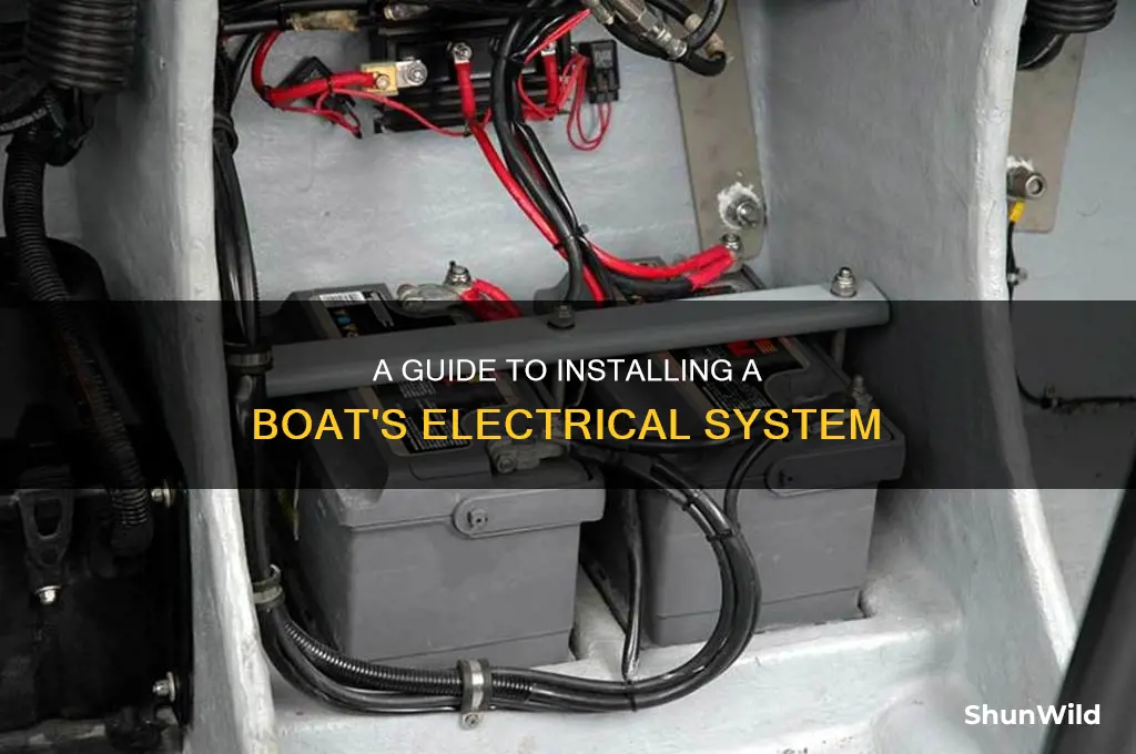 how to add battery and switch to boat