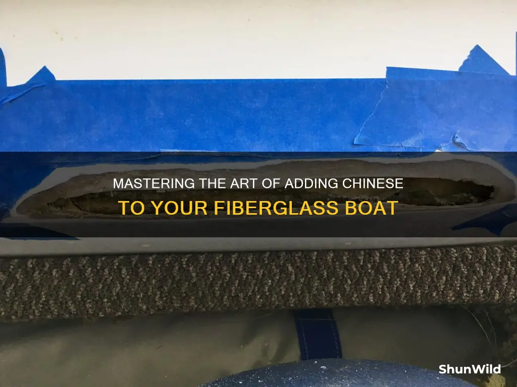 how to add chines on a fiberglass boat