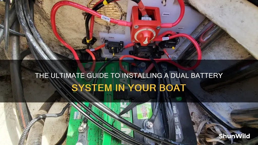 how to add dual battery boat