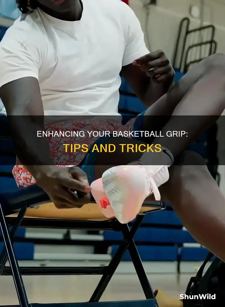 how to add grip to a basketball
