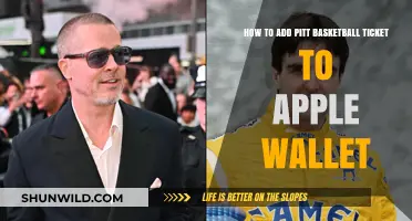 Add Pitt Basketball Tickets to Apple Wallet: A Quick Guide