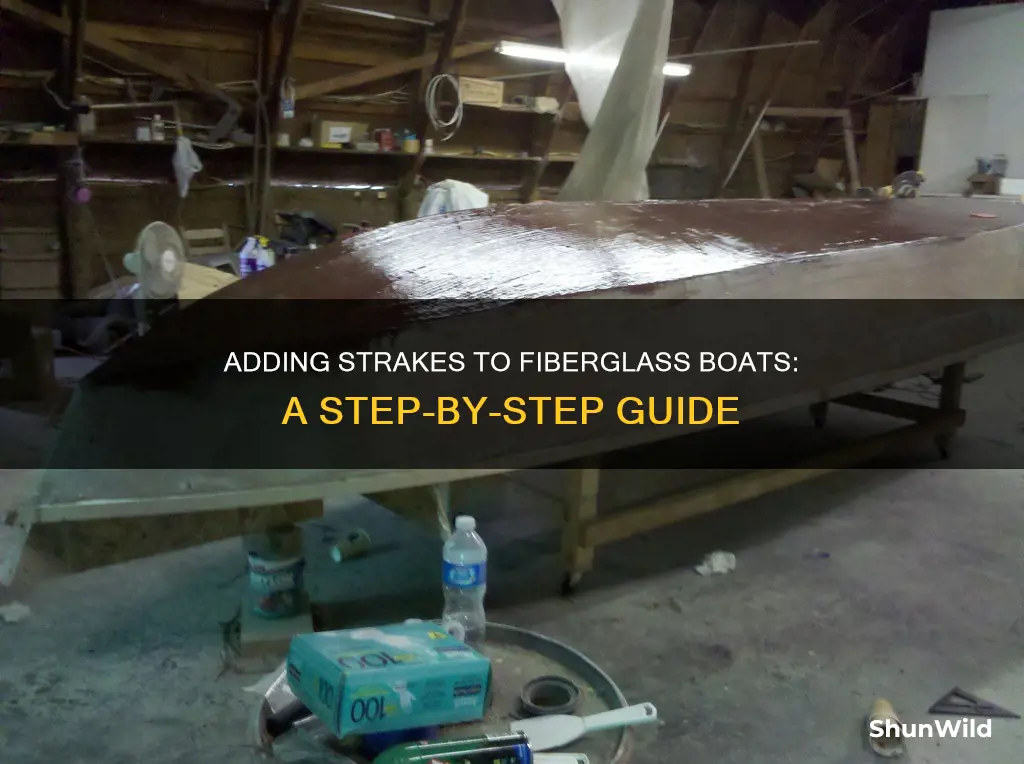how to add strakes on a fiberglass boat