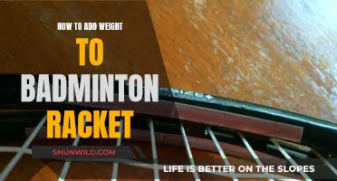 Enhancing Your Badminton Racket: Adding Weights for Better Performance