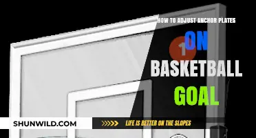 Adjusting Basketball Goals: Anchoring Plates Right