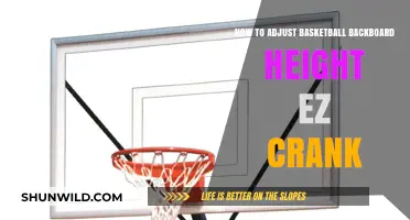 Adjusting Basketball Backboard Height: EZ Crank Method