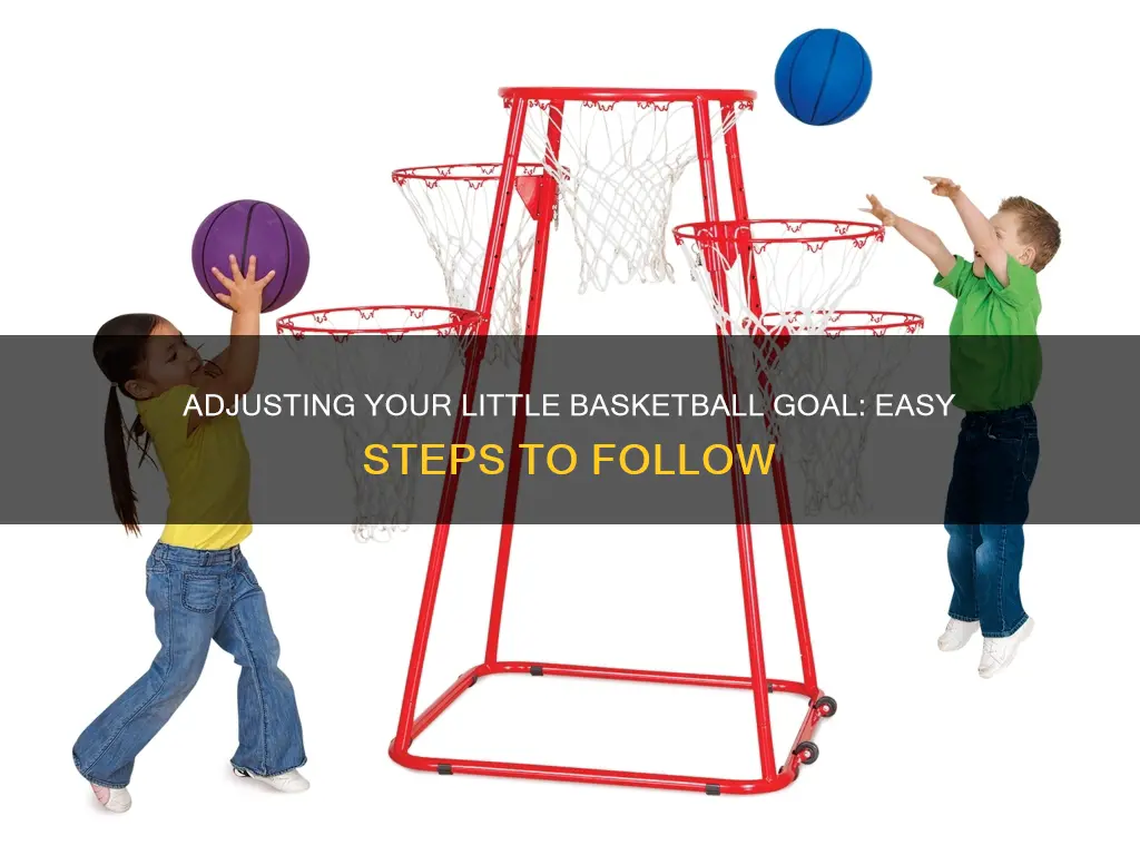 how to adjust little basketball goal