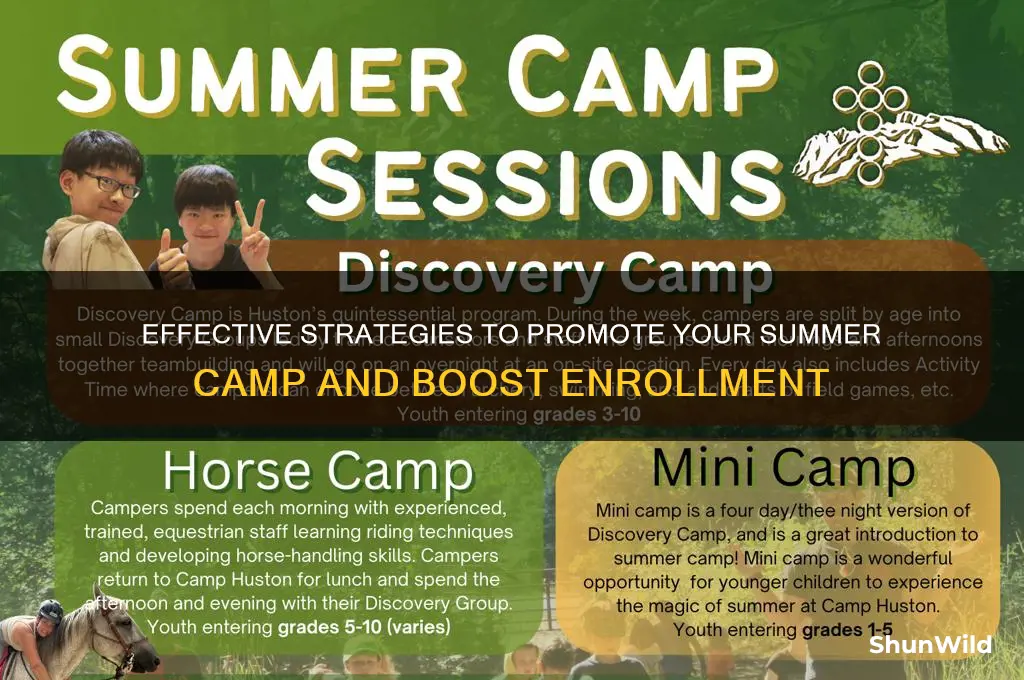 how to advertise summer camp
