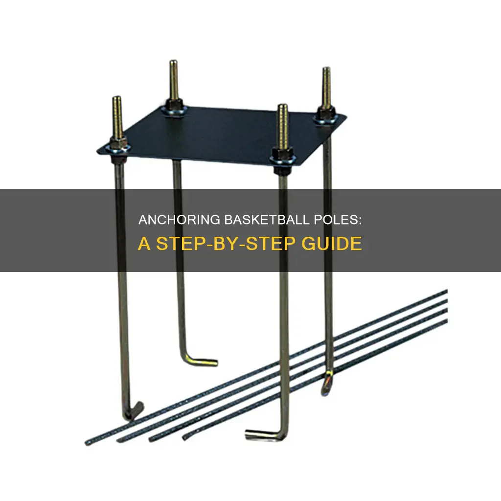 how to anchor a basketball pole