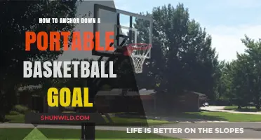 Anchoring Your Portable Basketball Goal: A Step-by-Step Guide