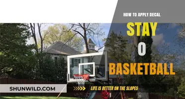 Applying Decal Stays on Basketballs: A Guide