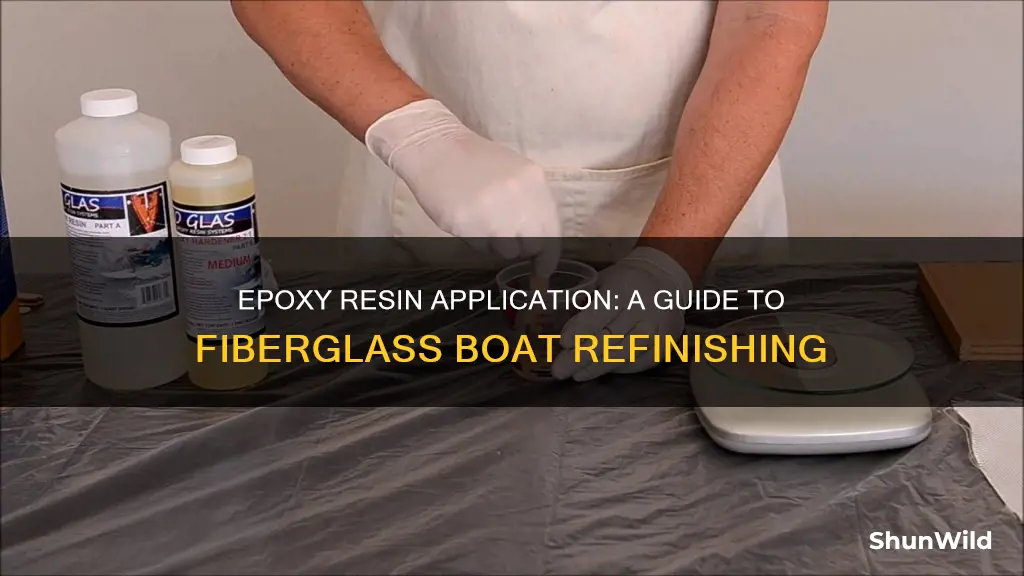 how to apply epoxy resin to fiberglass boat