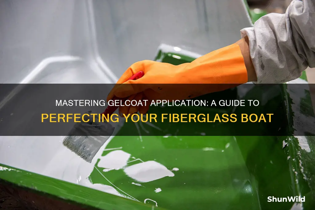 how to apply gelcoat on fiberglass boat