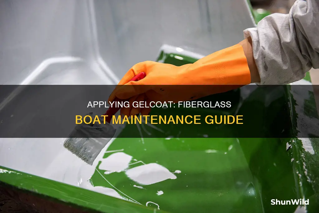 how to apply gelcoat on fiberglass boat