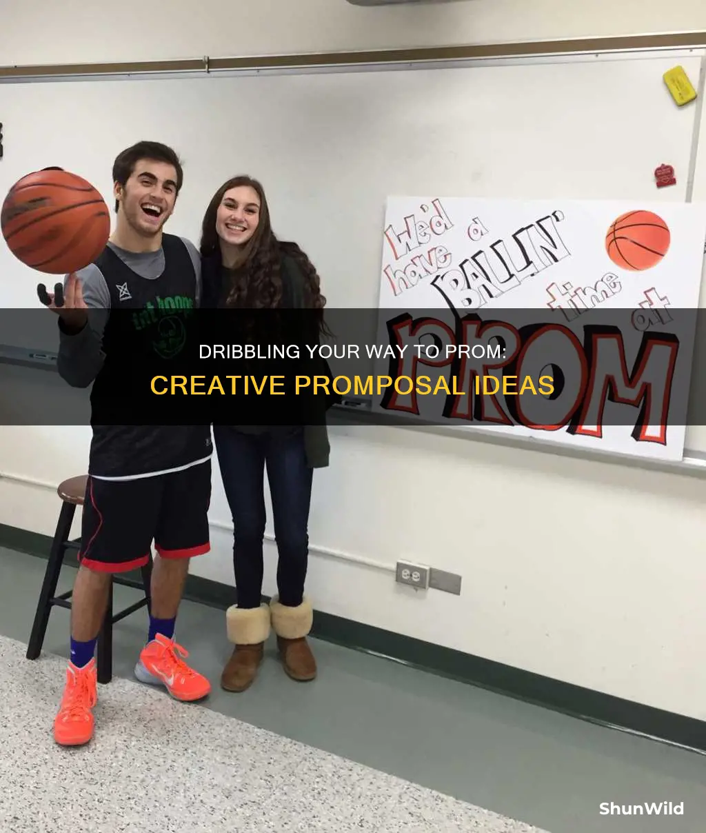 how to ask a girl to prom with basketball