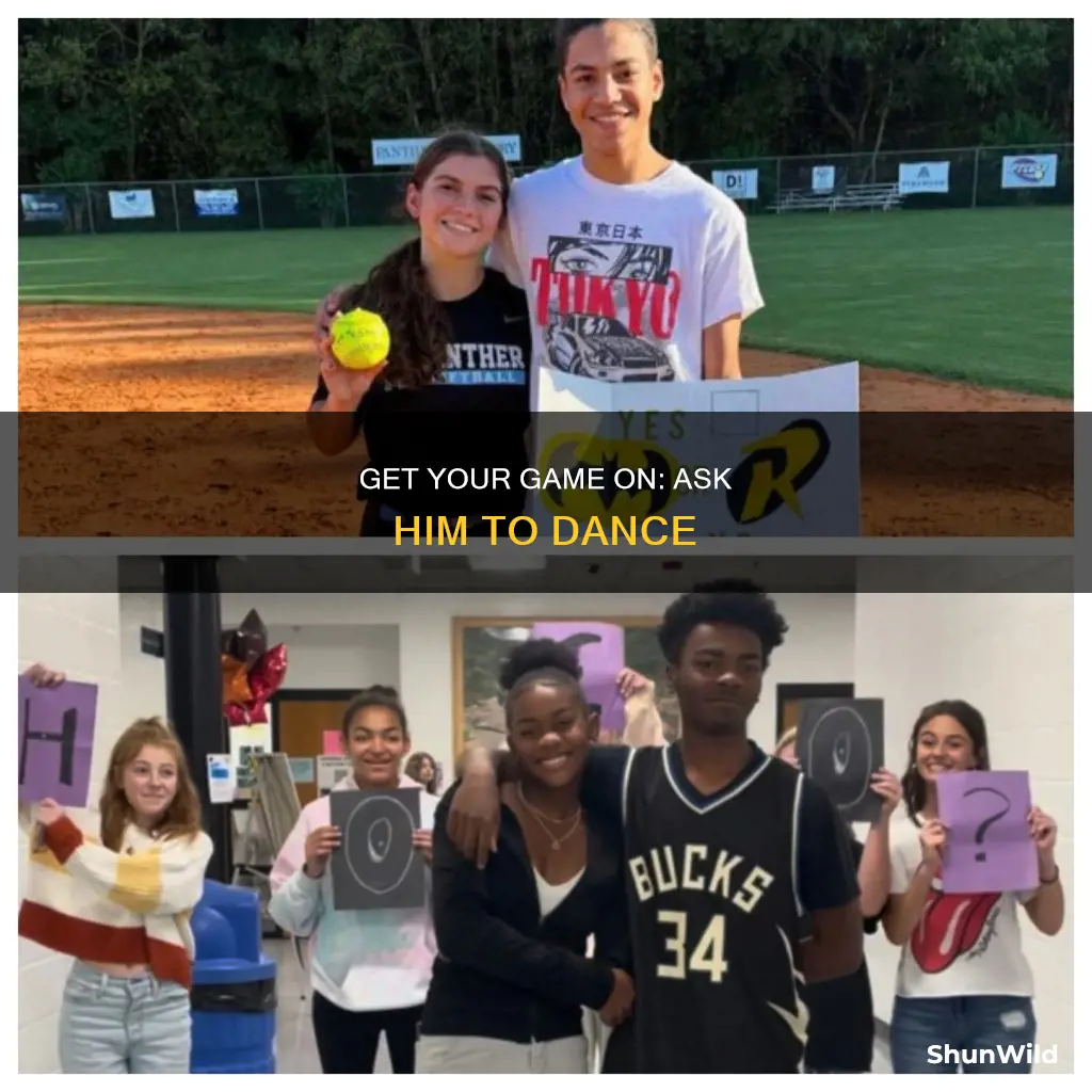 how to ask a guy to a dance with basketball