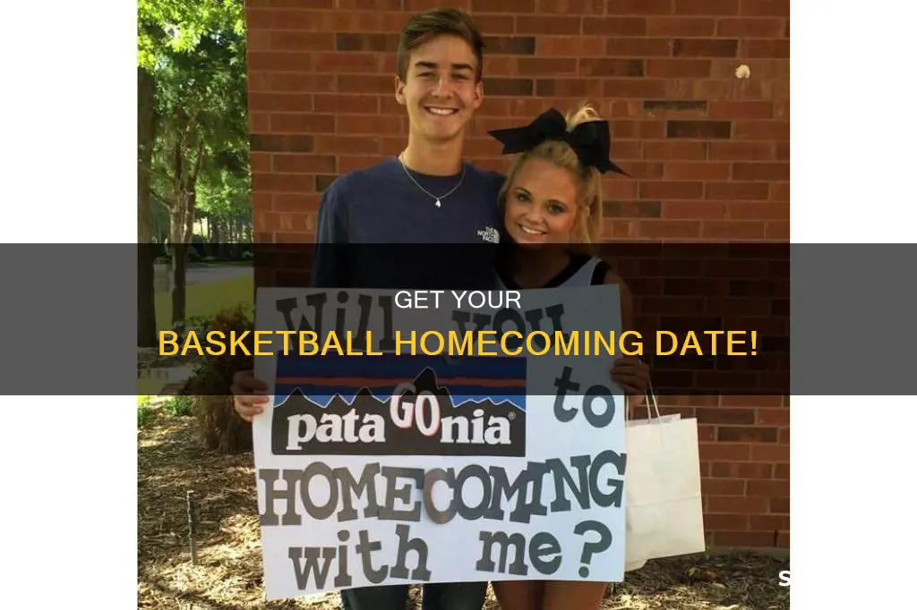 how to ask a guy to homecoming basketball