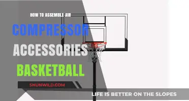 Assembling Air Compressor Accessories for Basketball Inflation