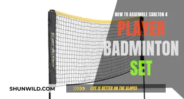 Easy Guide: Assemble Carlton 4-Player Badminton Set
