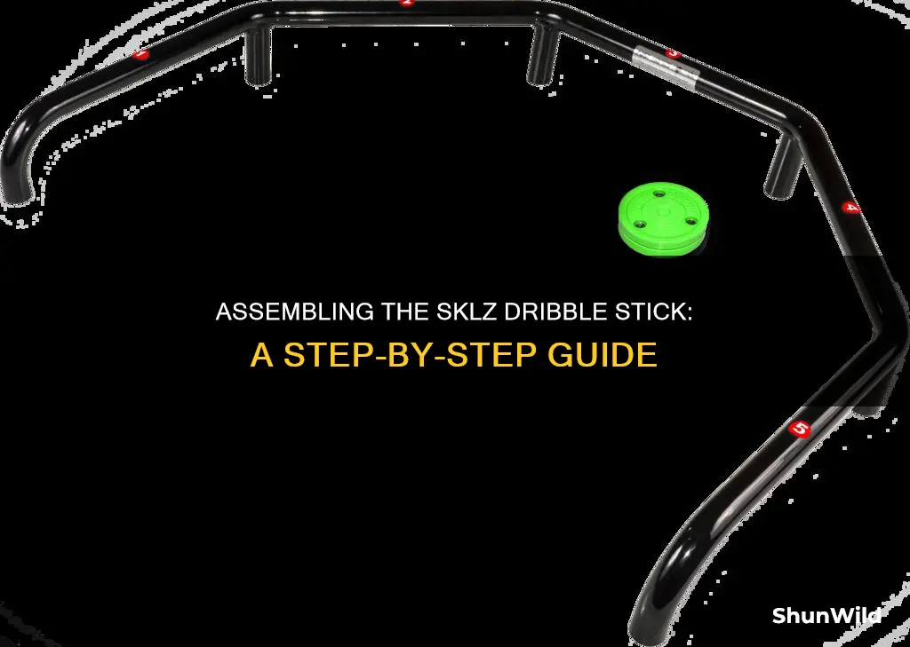 how to assemble sklz dribble stick basketball dribble trainer