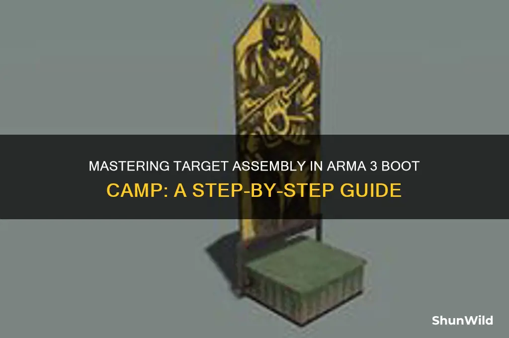 how to assemble target in boot camp arma3