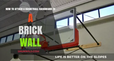 Mounting a Basketball Backboard to a Brick Wall