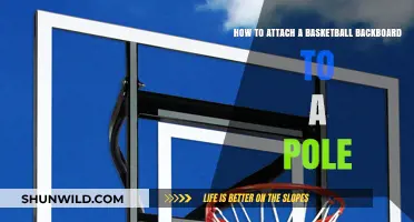 Attaching a Basketball Backboard: Securing to the Pole