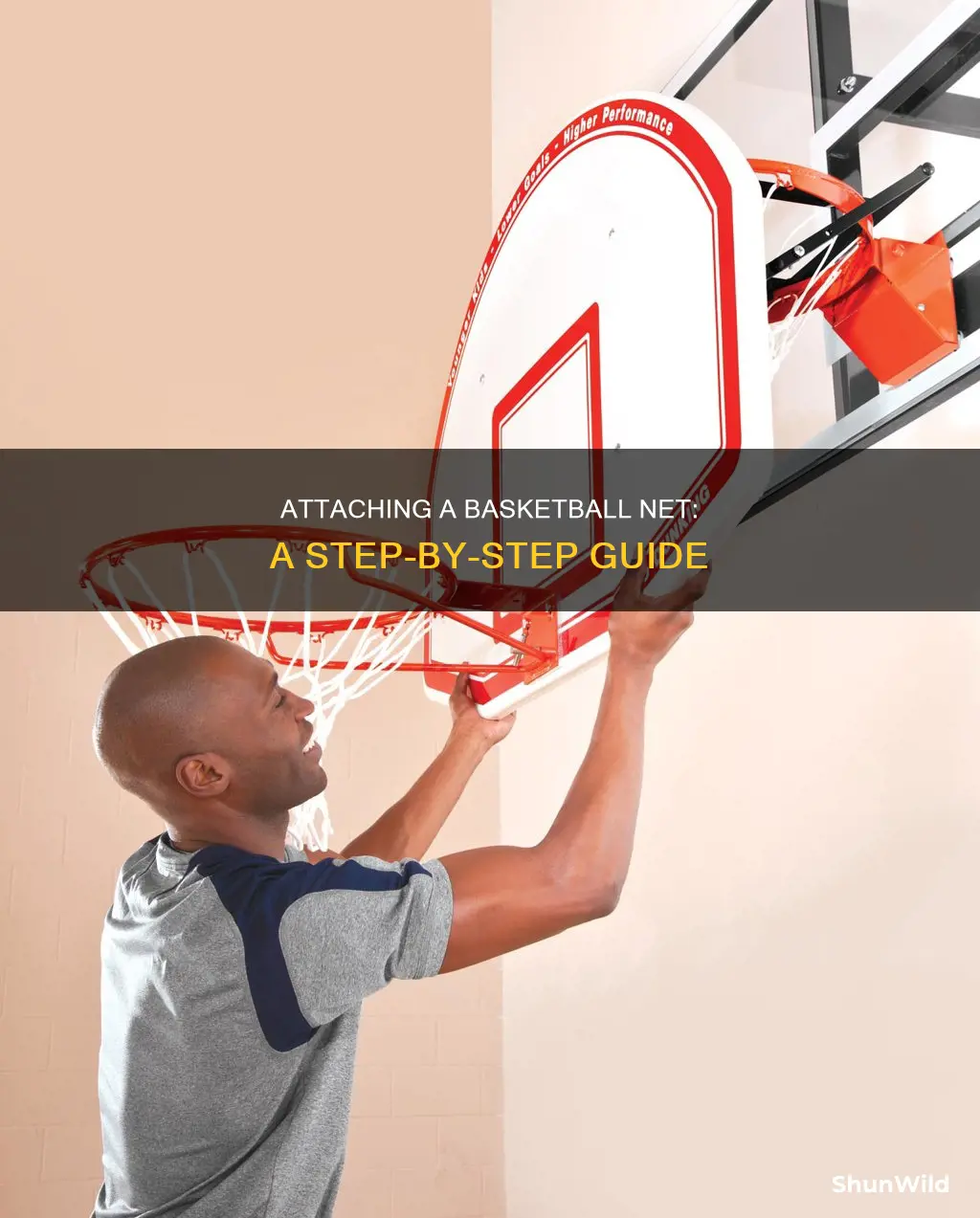how to attach a basketball net