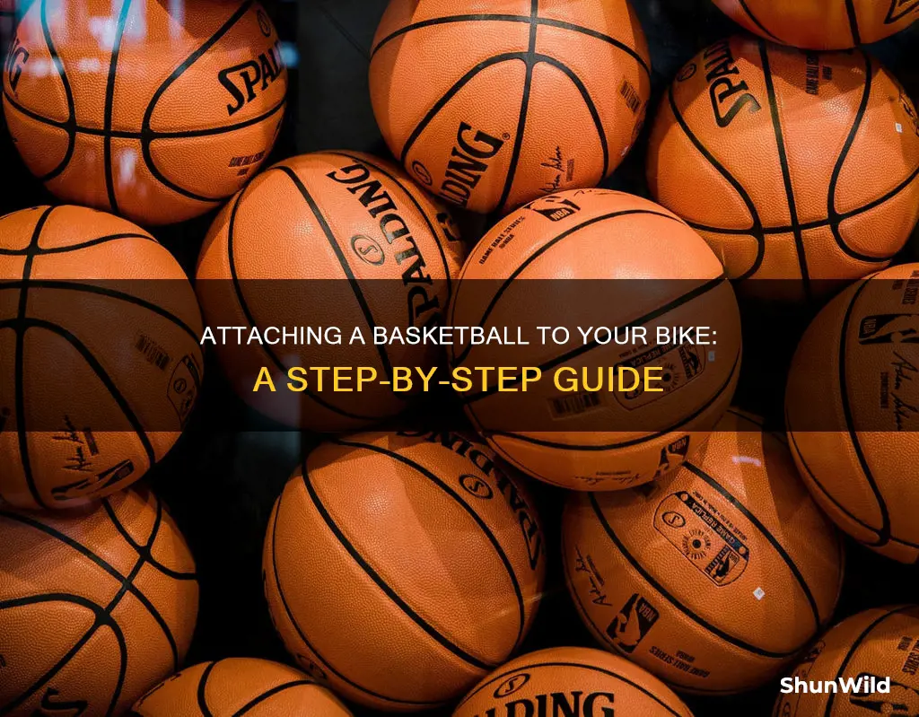 how to attach basketball to bike