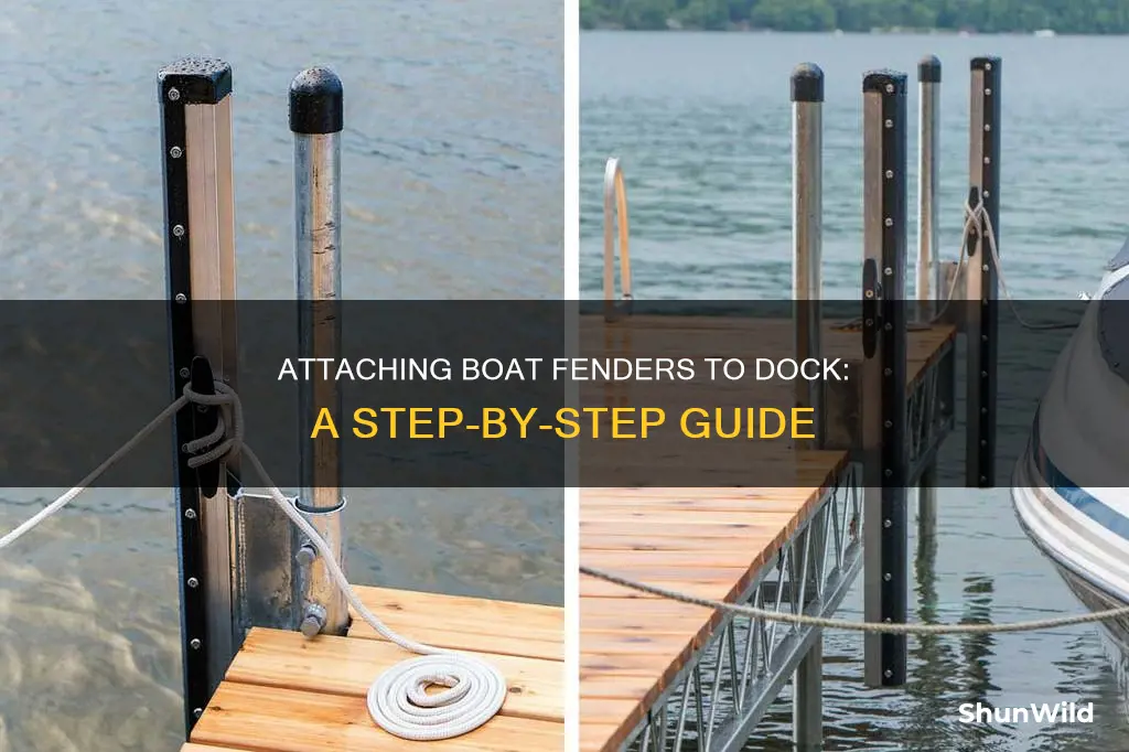 how to attach boat fenders to dock