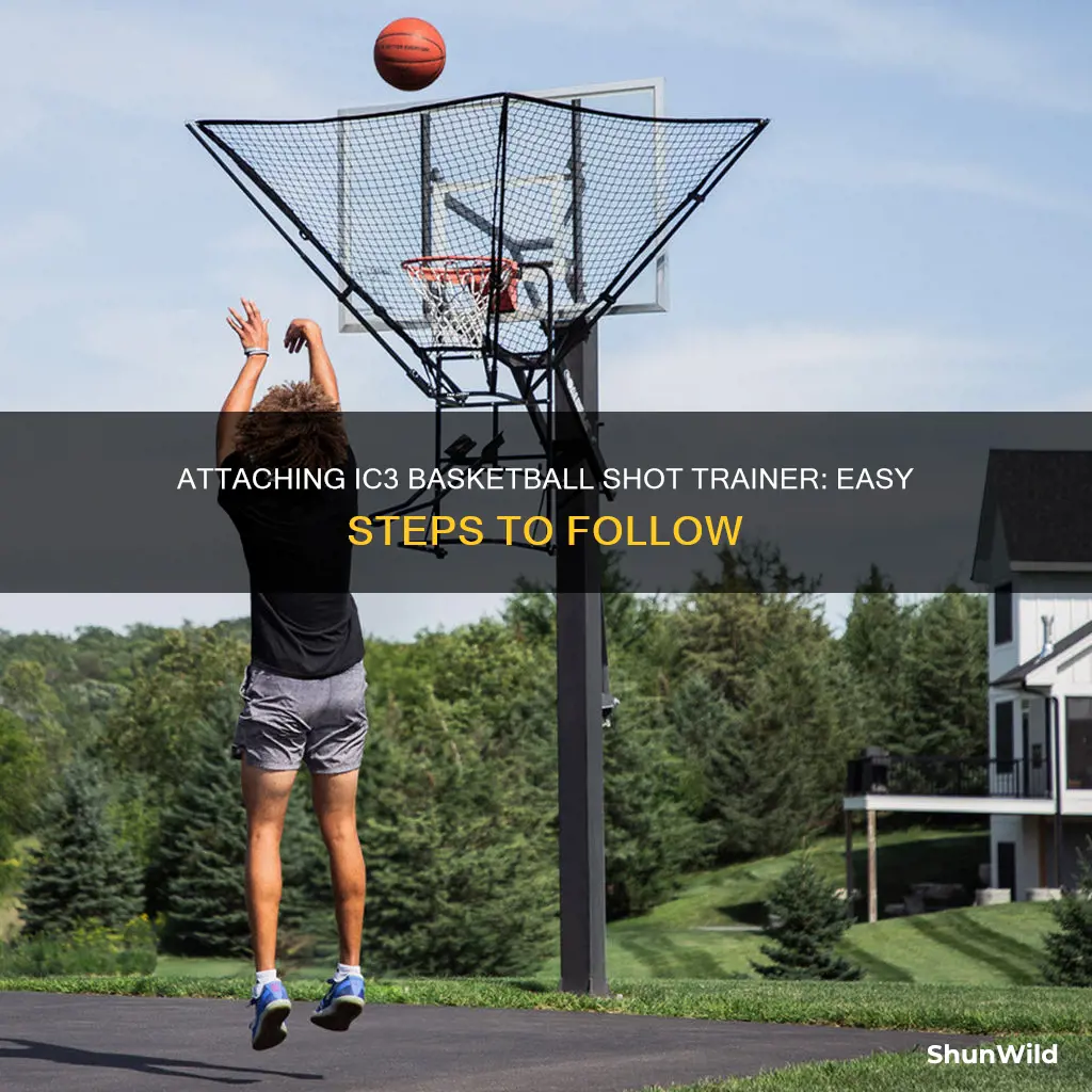 how to attach ic3 basketball shot trainer