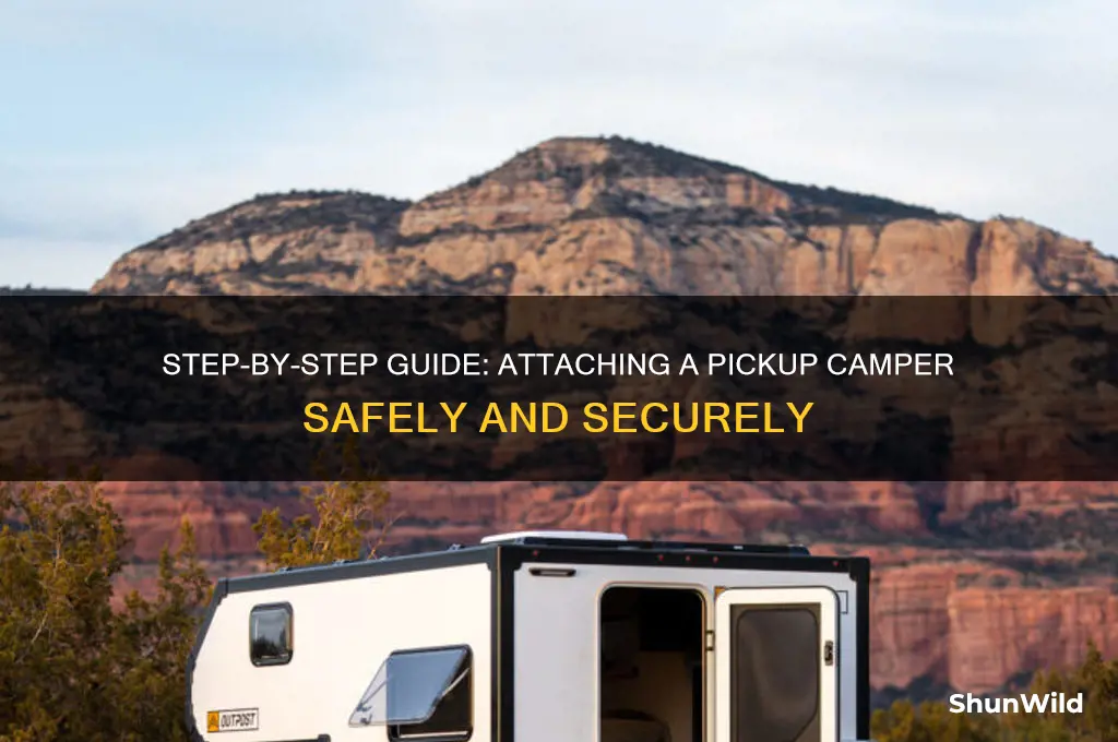 how to attach pickup camper