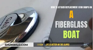 Attaching Replacement Stud Snaps on Fiberglass Boats