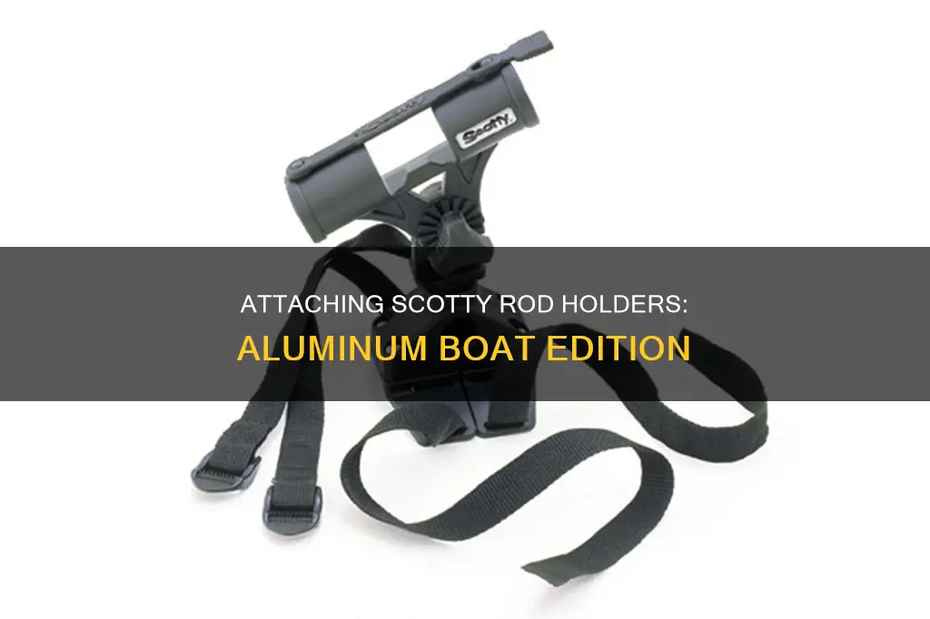 how to attach scotty rod holder to aluminum boat