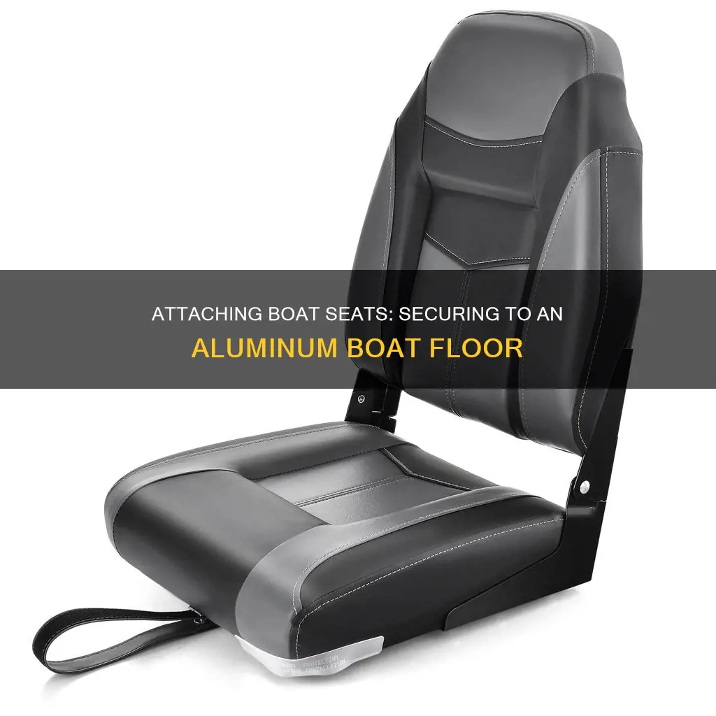 how to attach seat to floor aluminum boat