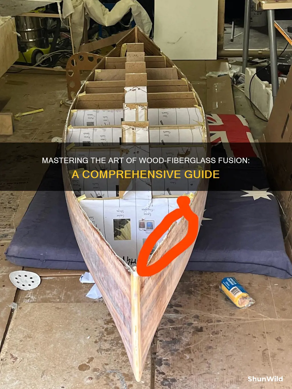 how to attach wood to fiberglass boat