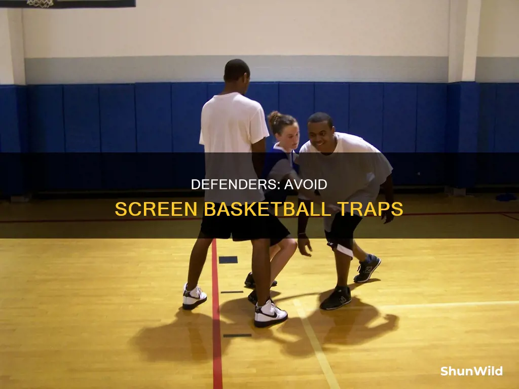 how to avoid a screen basketball