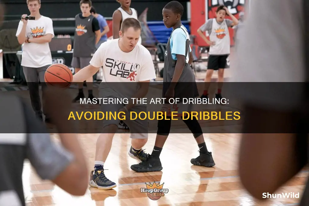 how to avoid double dribble in basketball