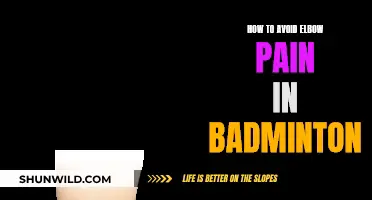 Prevent Elbow Pain: Badminton Techniques and Tips