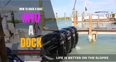 Mastering the Art of Backing Your Boat into a Dock