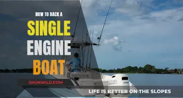 Mastering the Art of Backing a Single-Engine Boat