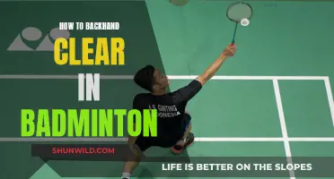 Backhand Clear in Badminton: Master the Perfect Technique