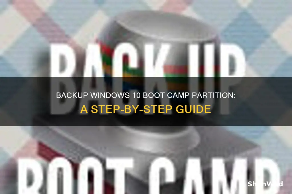 how to backup widnows 10 side of boot camp