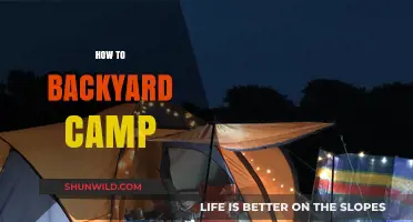 Backyard Camping 101: Tips for an Unforgettable Outdoor Adventure at Home