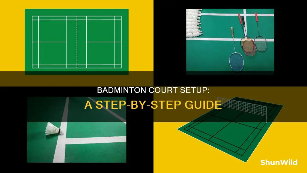 how to badminton court