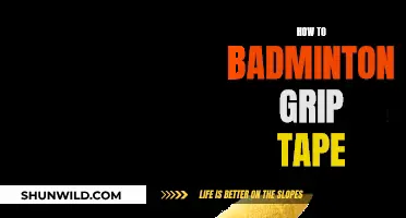 Badminton Grip Tape: A Beginner's Guide