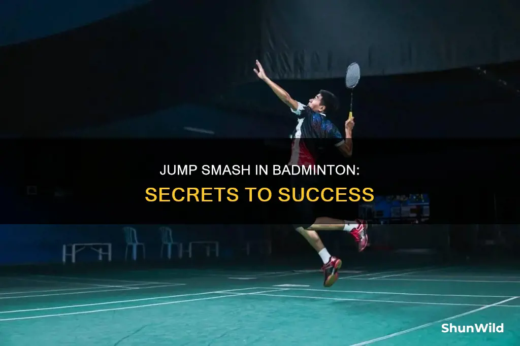 how to badminton jump smash