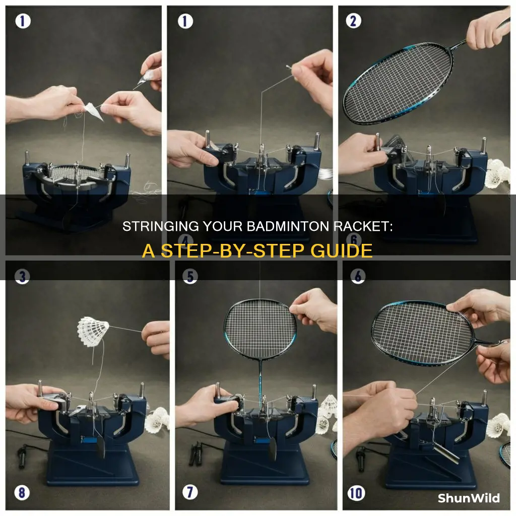 how to badminton string