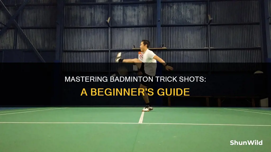 how to badminton trick shots