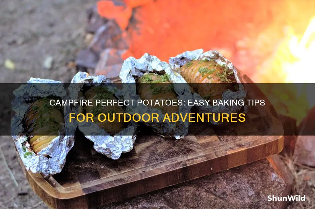 how to bake potatoes camping
