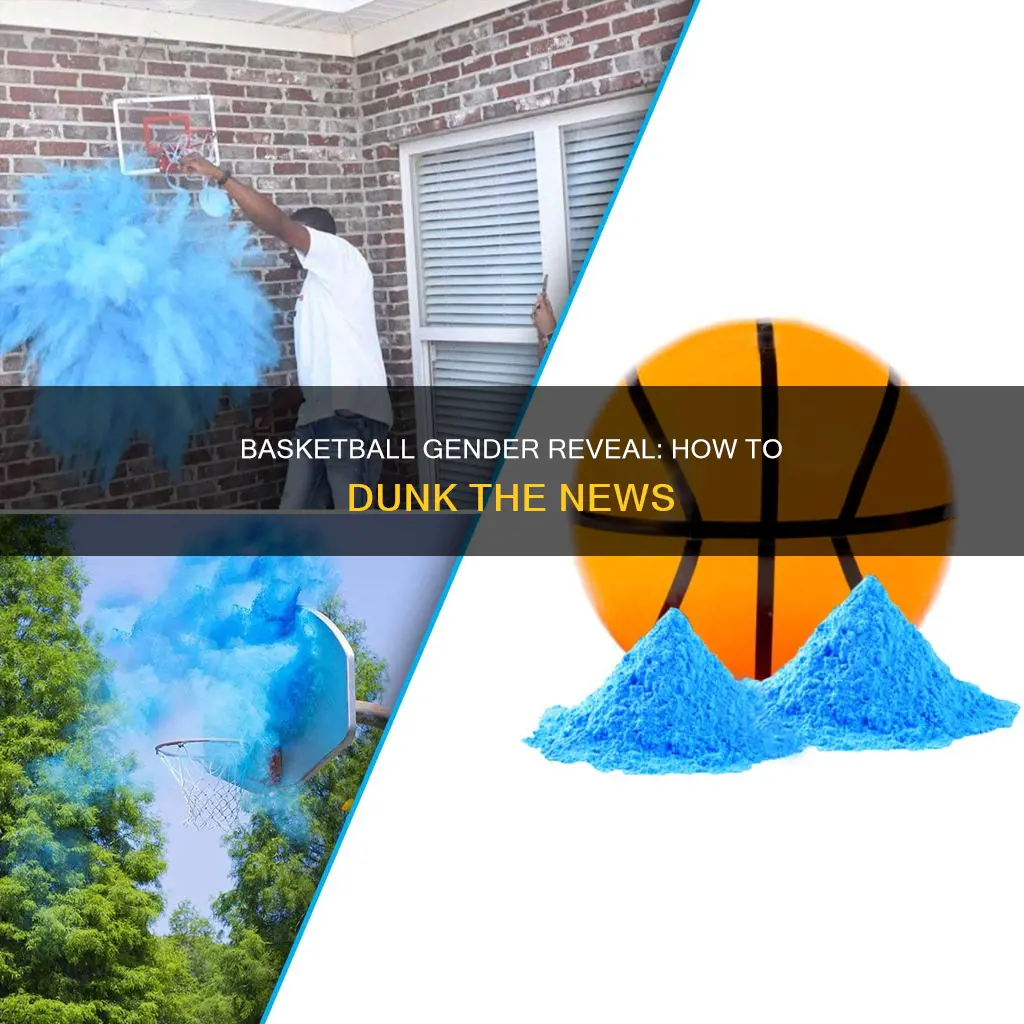 how to basketball gender reveal